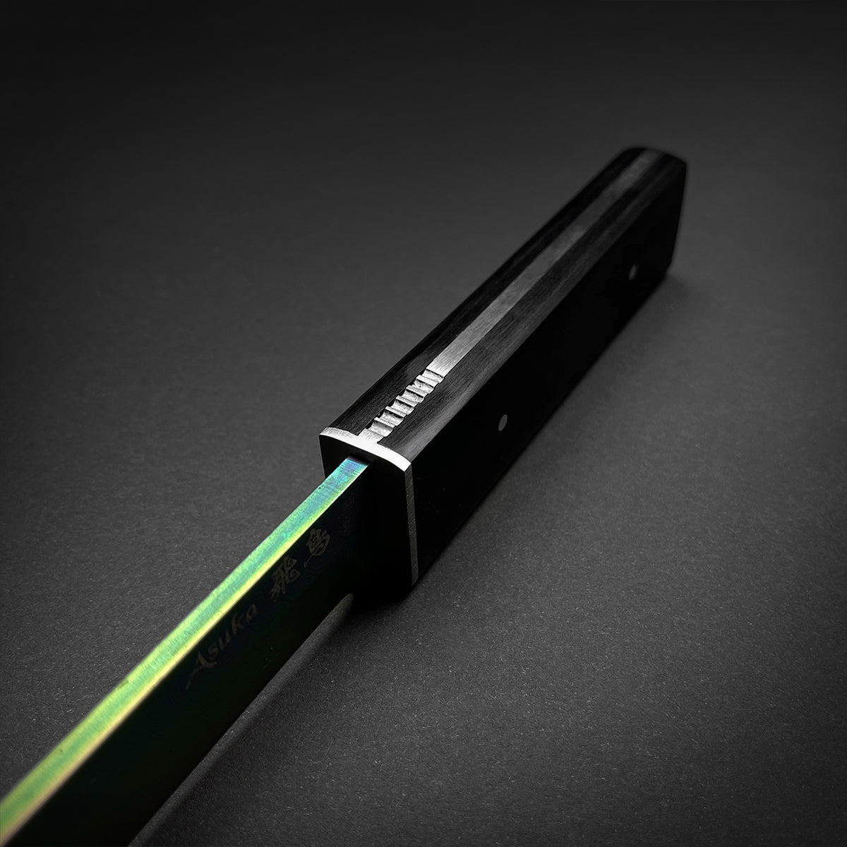 Tanto for Sale - Asuka Rainbow Damascus Tanto | Musashi Swords