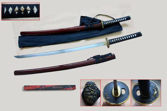 Musashi "Crane" Burgundy Katana