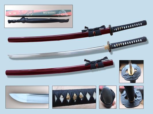 Musashi 40 1/2" Hand forged Katana